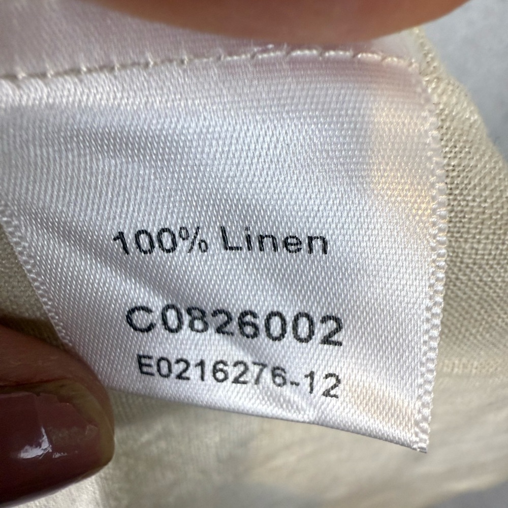 Women’s Kleen pull on linen pants medium minimalist lagenlook - Picture 6 of 7